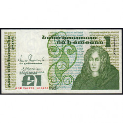 Irlande - Pick 70d - 1 pound - Série AGK - 12/04/1989 - Etat : TTB-