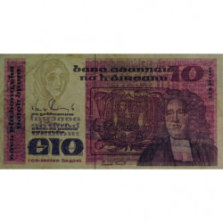 Irlande - Pick 72c - 10 pounds - Série ECB - 31/05/1991 - Etat : TB