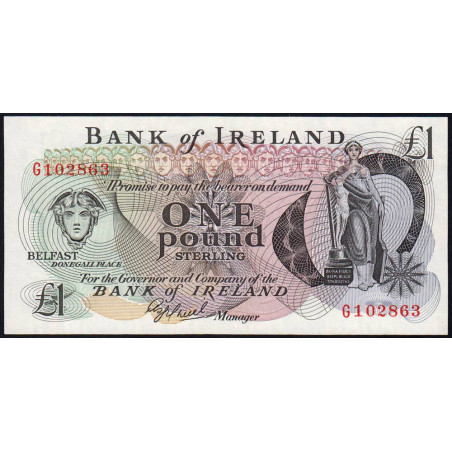 Irlande du Nord - Bank of Ireland - Pick 65 - 1 pound - 1980 - Etat : NEUF