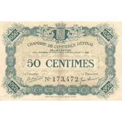 Epinal - Pirot 56-1 - 50 centimes - 1920 - Etat : TTB