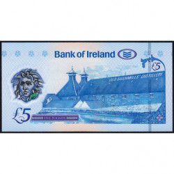Irlande du Nord - Bank of Ireland - Pick 90 - 5 pounds - Série AQ - 31/05/2017 - Etat : NEUF