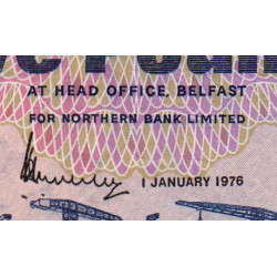 Irlande du Nord - Northern Bank - Pick 188c - 5 pounds - Série D - 01/01/1976 - Etat : TTB-