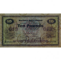 Irlande du Nord - Northern Bank - Pick 189e_2 - 10 pounds - Série E - 03/02/1986 - Etat : TB+