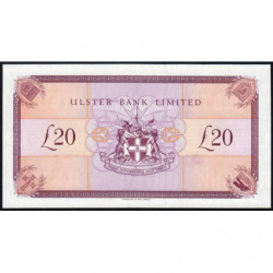 Irlande du Nord - Ulster Bank - Pick 337a - 20 pounds - Série B - 01/01/1996 - Etat : NEUF