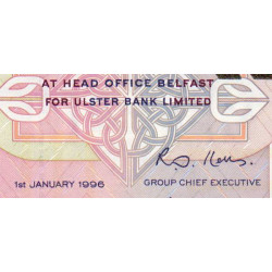 Irlande du Nord - Ulster Bank - Pick 337a - 20 pounds - Série B - 01/01/1996 - Etat : NEUF