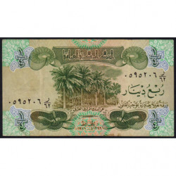 Irak - Pick 67a - 1/4 dinar - Série 52 - 1979 - Etat : TTB