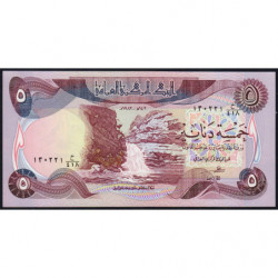 Irak - Pick 70a_3 - 5 dinars - Série 418 - 1982 - Etat : NEUF