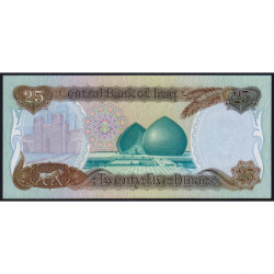 Irak - Pick 73a - 25 dinars - Série ‭ع خ /35 - 1986 - Etat : NEUF