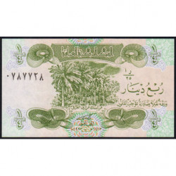 Irak - Pick 77 - 1/4 dinar - Série 25 - 1993 - Etat : NEUF