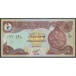 Irak - Pick 78a - 1/2 dinar - Série 13 - 1993 - Etat : NEUF