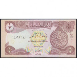 Irak - Pick 78b - 1/2 dinar - Série 73 - 1993 - Etat : NEUF