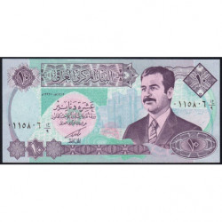 Irak - Pick 81 - 10 dinars - 1992 - Etat : NEUF