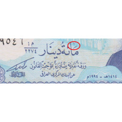 Irak - Pick 84a_1 - 100 dinars - Série 2274 - 1994 - Etat : NEUF