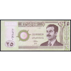 Irak - Pick 86_2 - 25 dinars - 2001 - Etat : NEUF