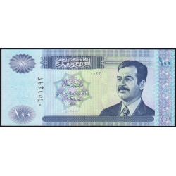 Irak - Pick 87 - 100 dinars - Série 0023 - 2002 - Etat : NEUF