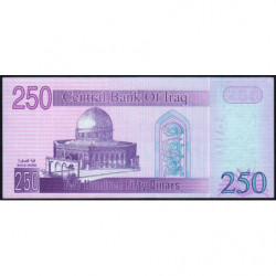 Irak - Pick 88 - 250 dinars - Série 1564 - 2002 - Etat : NEUF