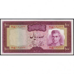 Iran - Pick 91c - 100 rials - Série 205 - 1971 - Etat : NEUF