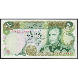 Iran - Pick 101c - 50 rials - Série 307 - 1974 - Etat : NEUF