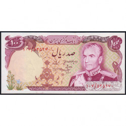 Iran - Pick 102b - 100 rials - Série 107 - 1975 - Etat : NEUF