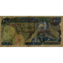 Iran - Pick 103c - 200 rials - Série 156 - 1975 - Etat : TB