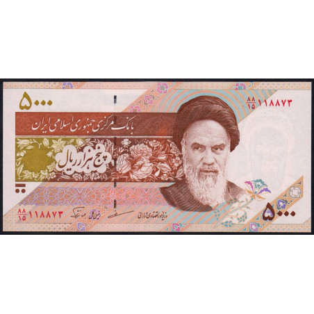 Iran - Pick 145d - 5'000 rials - Série 88/15 - 2002 - Etat : NEUF