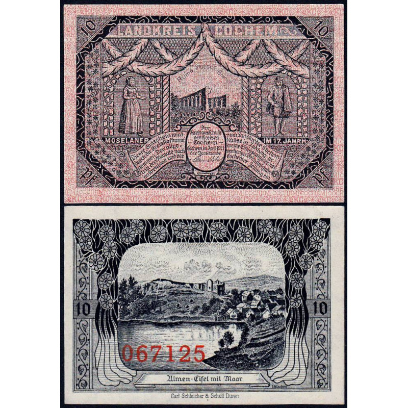 Allemagne - Notgeld - Cochem - 10 pfennig - 04/1921 - Etat : NEUF