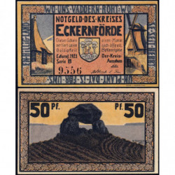 Allemagne - Notgeld - Eckernförde - 50 pfennig - Série B - 1921 - Etat : NEUF