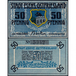 Allemagne - Notgeld - Esens - 50 pfennig - 1920 - Etat : NEUF