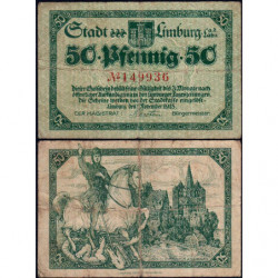 Allemagne - Notgeld - Limburg - 50 pfennig - 01/11/1918 - Etat : TB