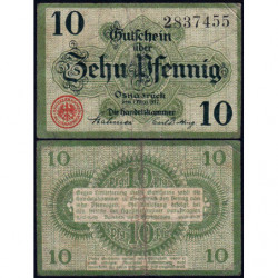 Allemagne - Notgeld - Osnabrück - 10 pfennig - 01/05/1917 - Etat : TB