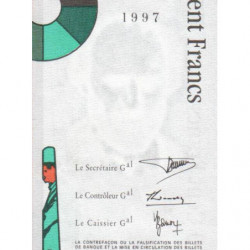 F 74-01 - 1997 - 100 francs - Cézanne - Série E - Etat : SPL