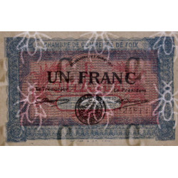 Foix - Pirot 59-3b - 1 franc - 02/02/1915 - Etat : NEUF