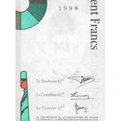 F 74-02 - 1998 - 100 francs - Cézanne - Série G - Etat : NEUF