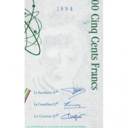 F 76-01 - 1994 - 500 francs - Pierre et Marie Curie - Série H - Etat : NEUF