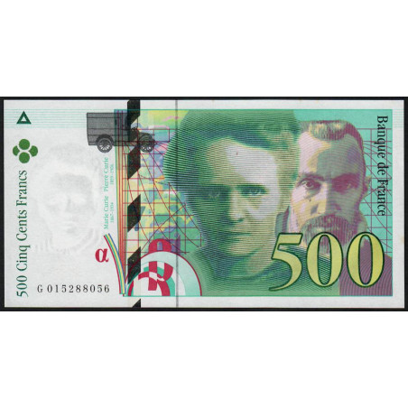 F 76-01 - 1994 - 500 francs - Pierre et Marie Curie - Série G - Etat : NEUF