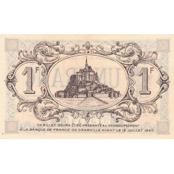 Granville - Pirot 60-4 - 1 franc - 19/07/1915 - Etat : NEUF