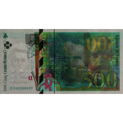 F 76-05 - 2000 - 500 francs - Pierre et Marie Curie - Série D - Etat : NEUF