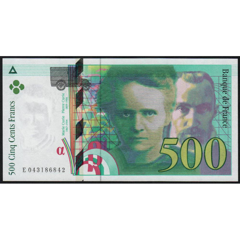 F 76-05 - 2000 - 500 francs - Pierre et Marie Curie - Série E - Etat : NEUF