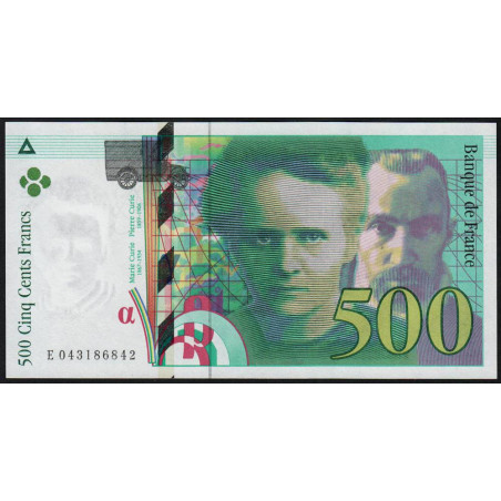 F 76-05 - 2000 - 500 francs - Pierre et Marie Curie - Série E - Etat : NEUF