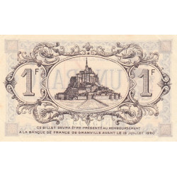 Granville - Pirot 60-4 - 1 franc - 19/07/1915 - Etat : SUP+