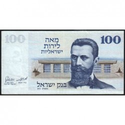 Israël - Pick 41 - 100 lirot - 1973 (1975) - Etat : TTB-