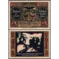 Allemagne - Notgeld - Fürstenwalde - 50 pfennig - Type 2 - 1921 - Etat : SUP