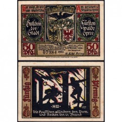 Allemagne - Notgeld - Fürstenwalde - 50 pfennig - Type 3 - 1921 - Etat : SUP