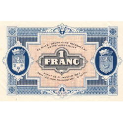 Gray & Vesoul - Pirot 62-13 - 1 franc - Série 8 - 1919 - Etat : SUP
