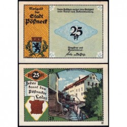 Allemagne - Notgeld - Pössneck - 25 pfennig - 1921 - Etat : pr.NEUF