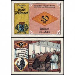 Allemagne - Notgeld - Pössneck - 50 pfennig - 1921 - Etat : pr.NEUF