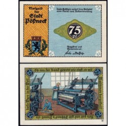 Allemagne - Notgeld - Pössneck - 75 pfennig - 1921 - Etat : pr.NEUF