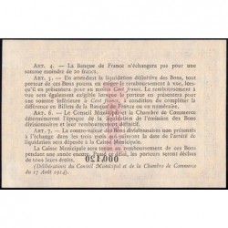 Rouen - Pirot 110-10 - 1 franc - 1915 - Petit numéro - Etat : SPL