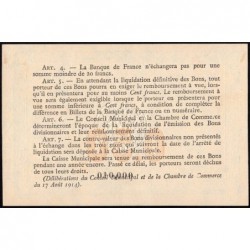 Rouen - Pirot 110-18 - 50 centimes - 1916 - Petit numéro - Etat : SPL