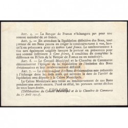 Rouen - Pirot 110-28 - 50 centimes - 1917 - Petit numéro - Etat : SPL